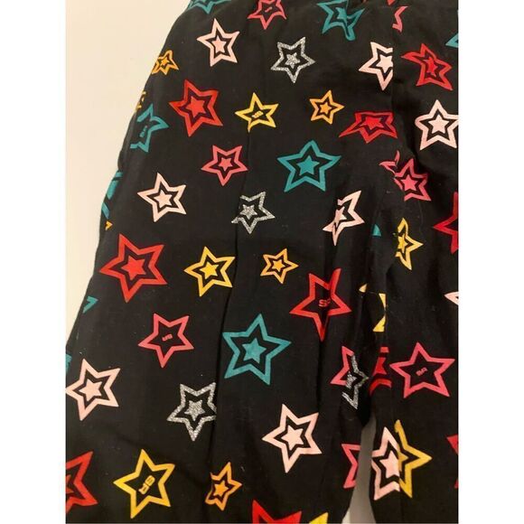 SONIA RYKIEL PARIS TEEN GIRLS BLACK STARS LEGGINGS - Picture 2 of 5